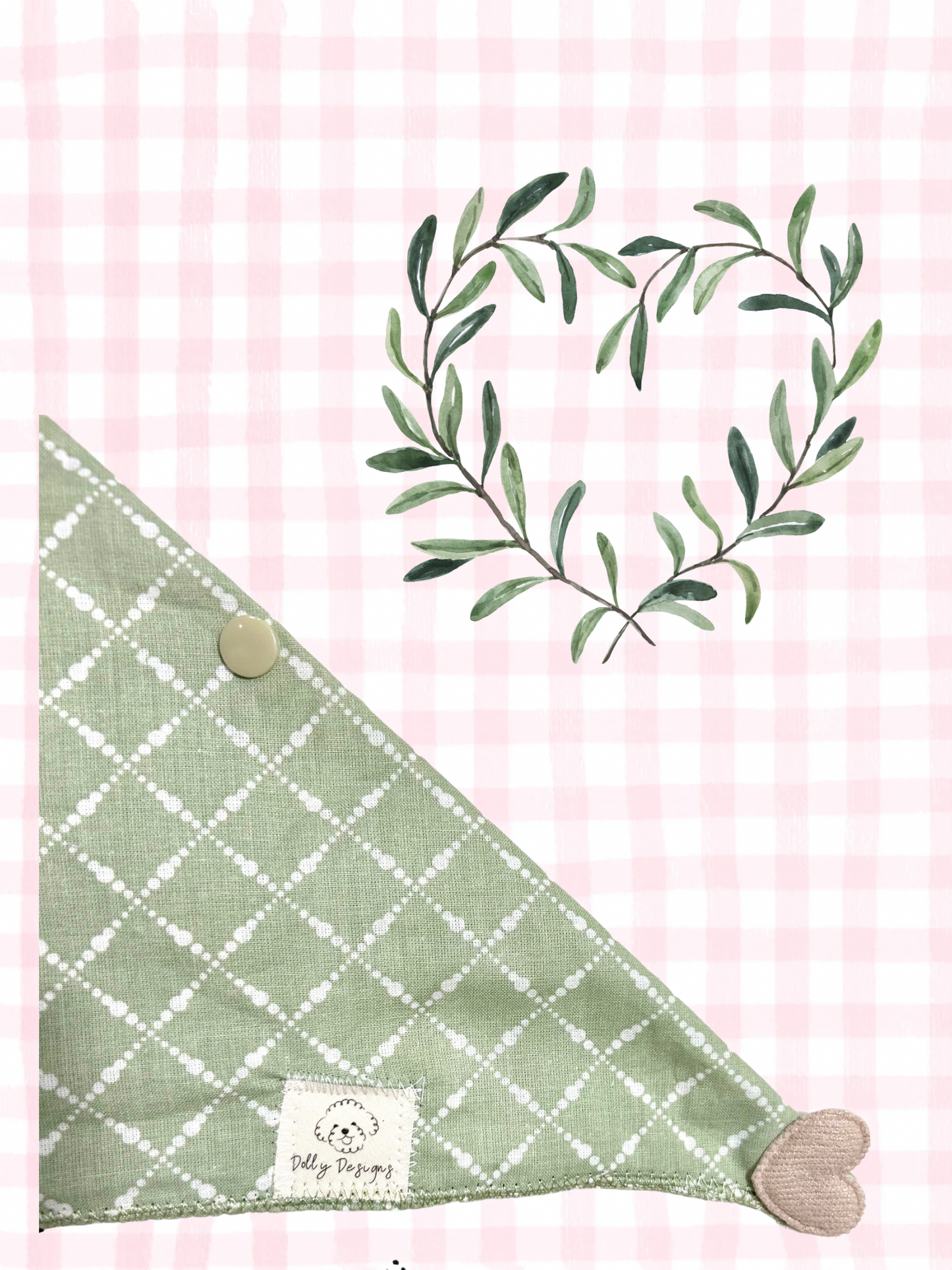 Olive My Pup Bandana